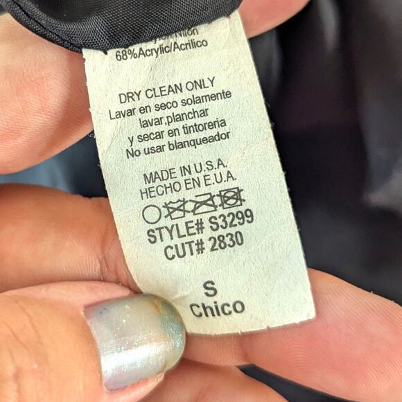 Vintage Textured Black Velvet Flared Midi Skirt - Picture 7 of 7